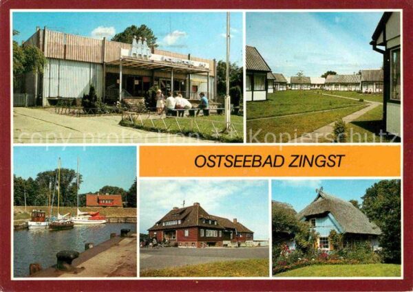 Zingst Ostseebad Kaufhalle Bungalowdorf Hafen Gasthaus B