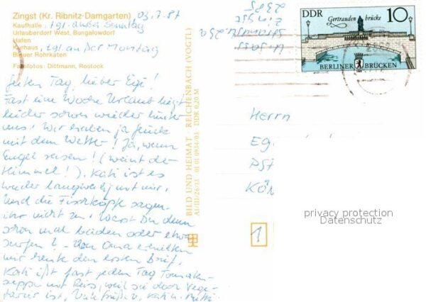 Zingst Ostseebad Kaufhalle Bungalowdorf Hafen Gasthaus B – Bild 2