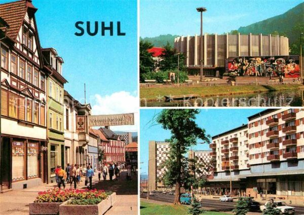 Suhl Thueringer Wald Steinweg Stadthalle der Freundschaft Wi