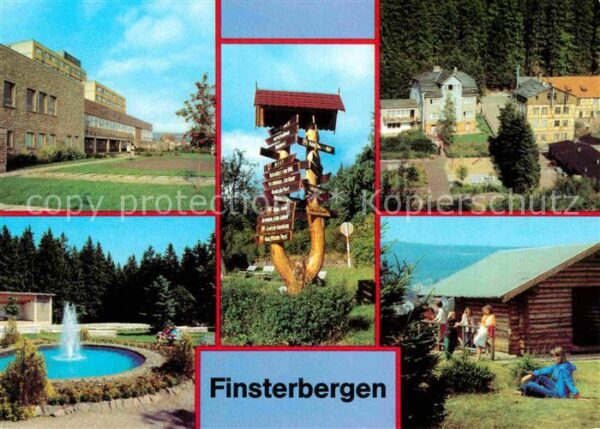 Finsterbergen FDGB Erholungsheim Wilhelm Pieck Wegwei