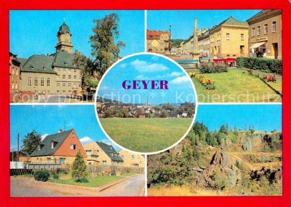 Geyer Rathaus Thumer Strasse Teilansicht Karl