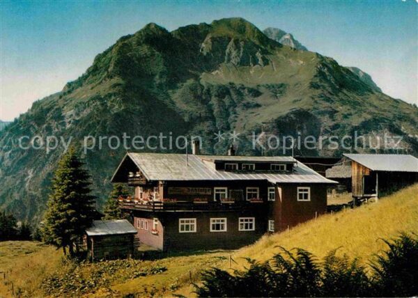 Mittelberg Kleinwalsertal Alpengaststätte Bühlalpe