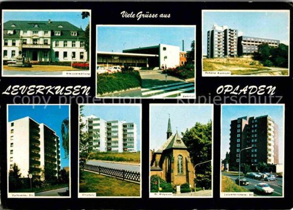 Opladen Kreisverwaltung Bahnhof Schöne Aussicht