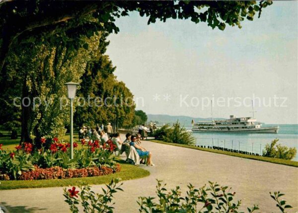 Ueberlingen Bodensee Kurgarten Fähre