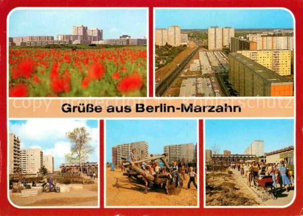 Berlin-Marzahn Teilansichten Kinderspielplatz