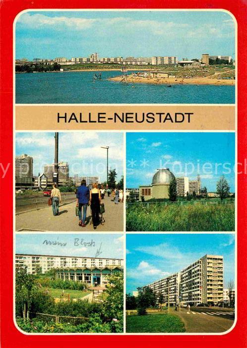 Halle-Neustadt Freibad Angersdorfer Teiche Magistrale