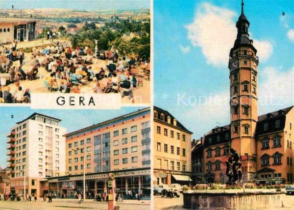 Gera Terrassencafe Osterstein Strasse der Re