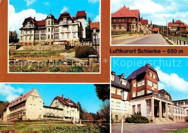 Schierke Harz FDGB Erholungsheim Franz Mehring Brocke