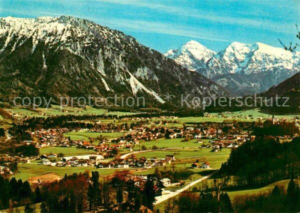 Ruhpolding mit Rauschberg und Sonntagshorn