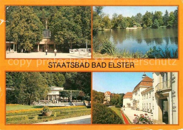 Bad Elster Staatsbad Marienquelle Gondelteich Bade