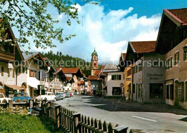Mittenwald Bayern Obermarkt Pfarrkirche St Peter und Paul