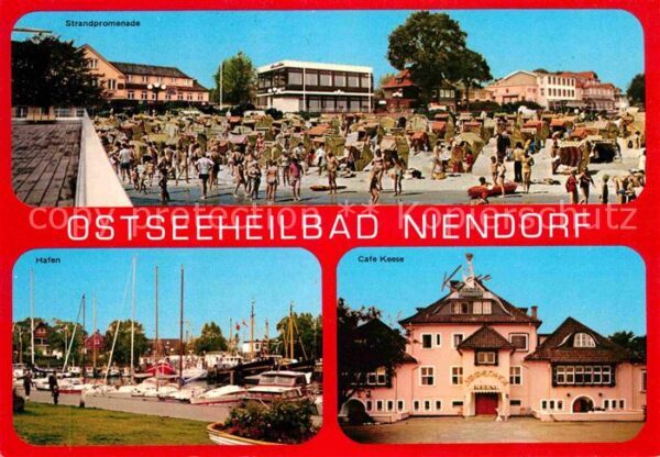 Niendorf Ostseebad Strandpromenade Hafen Cafe Keese