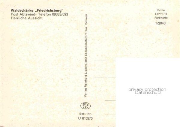 Abtswind Waldschänke Friedrichsberg – Bild 2