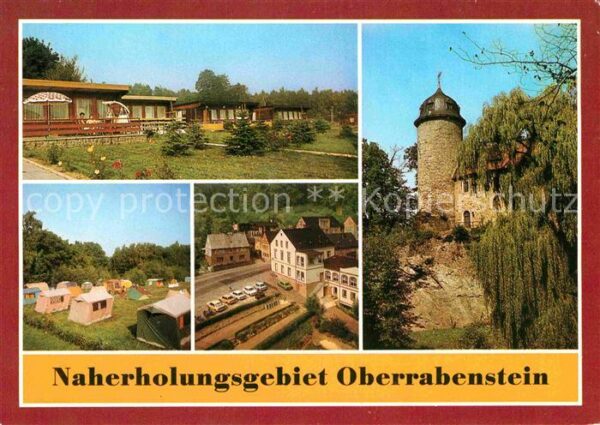 Karl-Marx-Stadt Oberrabenstein Bungalowdorf Burg Rabens