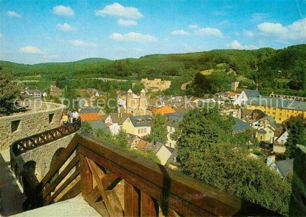 Bad Muenstereifel Stadtblick vom westlichen Wehrgang