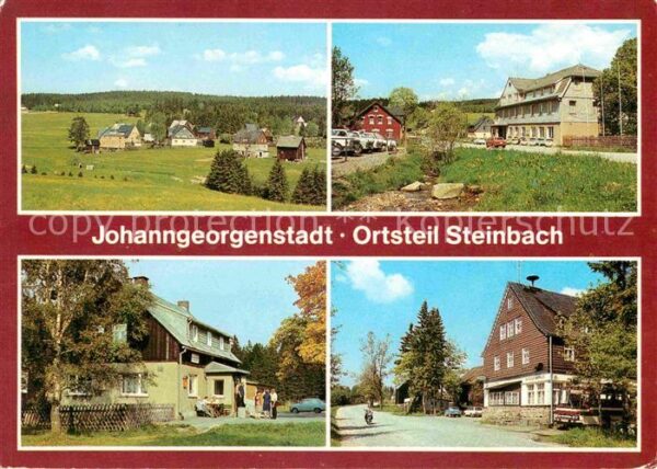 Steinbach Johanngeorgenstadt Teilansicht Ferienheim des VEB Rohrkomb