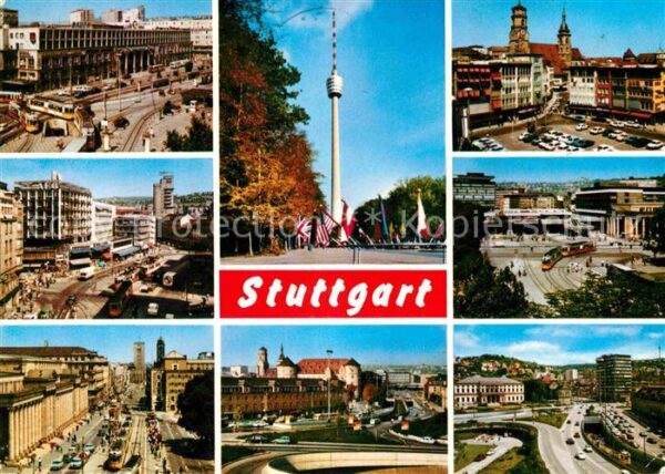 Stuttgart Teilansichten Fernsehturm