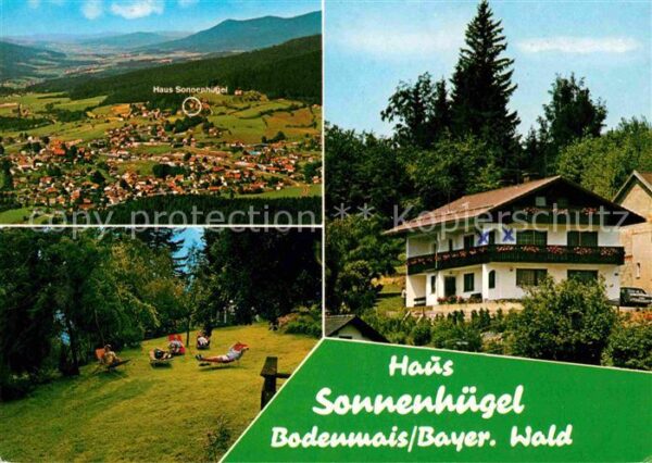 Bodenmais Panorama Haus Sonnenhügel Liegewiese