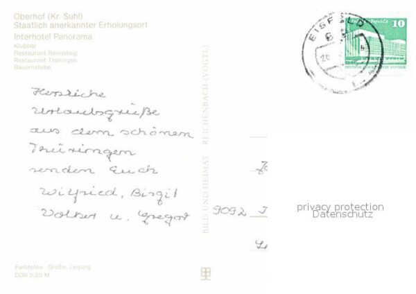 Oberhof Thueringen Interhotel Panorama Klubbar Restaurant – Bild 2