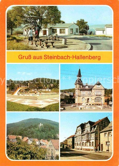 Steinbach-Hallenberg Bergbaude Freibad Rat der Stadt Ruine H