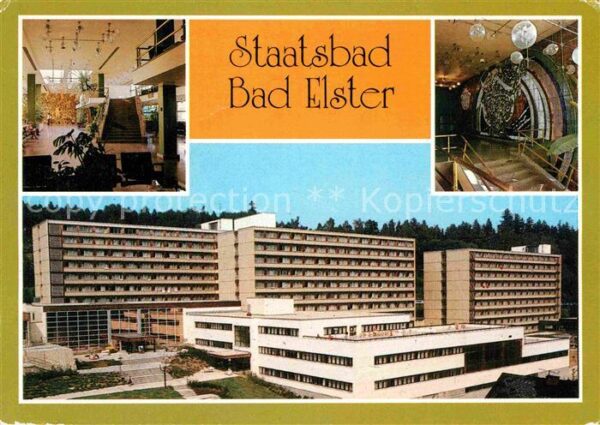 Bad Elster Staatsbad Therapiekomplex und Bettenhäu