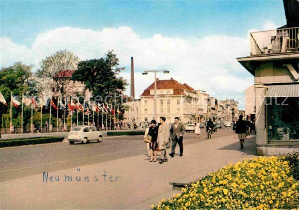 Neumuenster Schleswig-Holstein Kieler Brücke Europastrasse