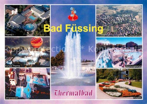 Bad Fuessing Thermalbad Therme I Fliegeraufnahme Eur