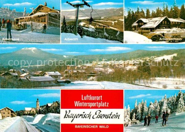 Bayerisch Eisenstein Arberhaus Arberlift Arberseehaus Panora