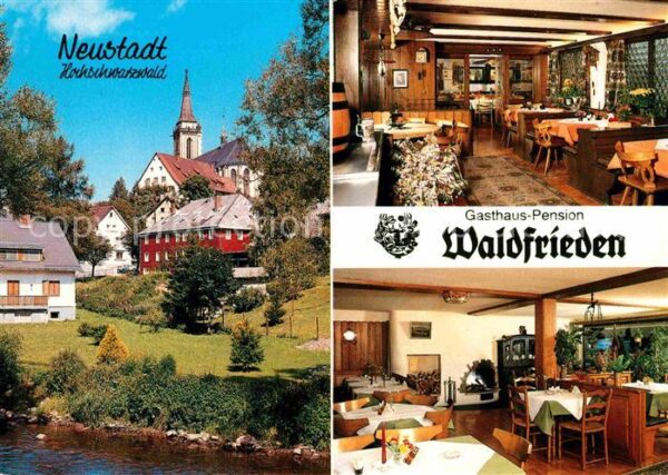 Neustadt Schwarzwald Gasthaus Pension Waldfrieden Gasträume