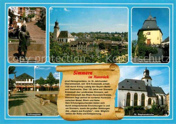 Simmern Hunsrueck Zementgretchen Schloss Schinderhannestu