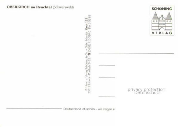 Oberkirch Baden Bachanlage Stadtblick Gerberei Rathaus – Bild 2