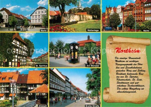 Northeim Markt Wallanlage St Spiritus Münster Al