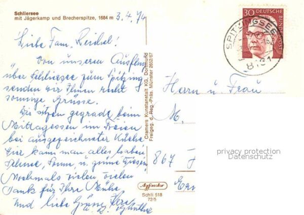 Schliersee mit Jägerkamp und Brecherspitze – Bild 2