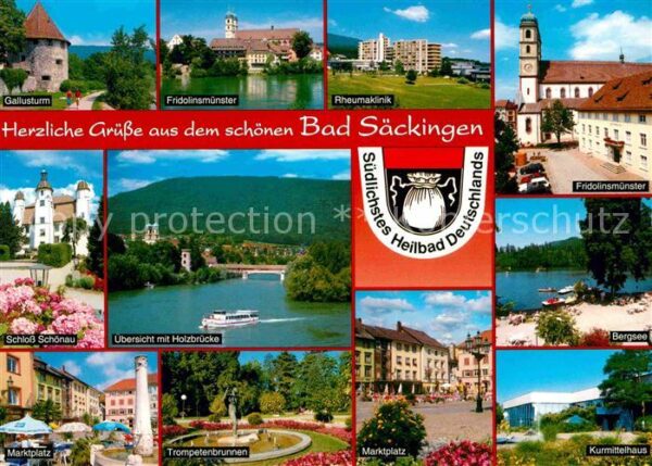 Bad Saeckingen Gallusturm Fridolinsmünster Rheumaklini