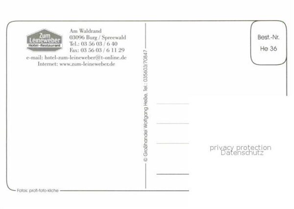 Burg Spreewald Hotel Zum Leineweber Restaurant Zimmer – Bild 2