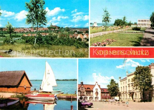 Sternberg Mecklenburg Panorama Bad und Konsum Gaststätte Am S