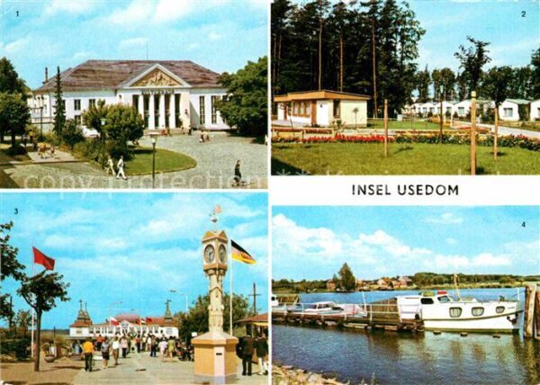 Insel Usedom Hafen Heringsdorf Kulturhaus Damerow Fe