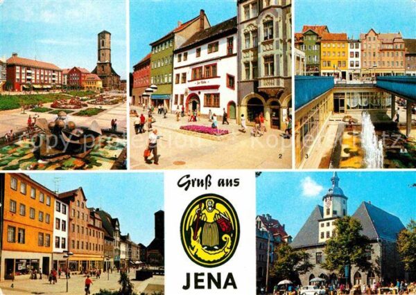 Jena Thueringen Platz der Kosmonauten Johannisstr Histo