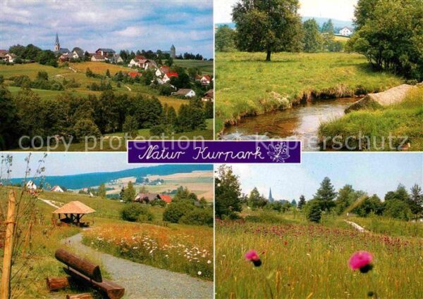 Bischofsgruen Teilansichten Landschaftspanorama