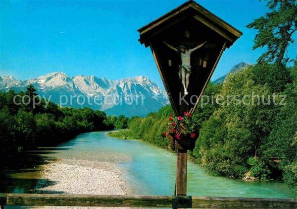 Loisachtal Wegekreuz Wettersteingebirge