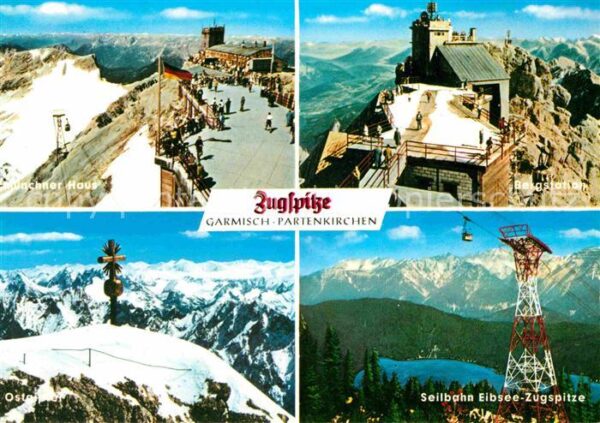 Zugspitze Münchner Haus Bergstation Ostgipfel Sei