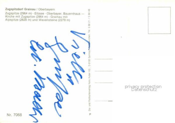Grainau Zugspitze Eibsee Oberbayr Bauernhaus Ki – Bild 2