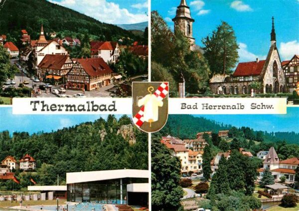 Bad Herrenalb Teilansichten Thermalbad
