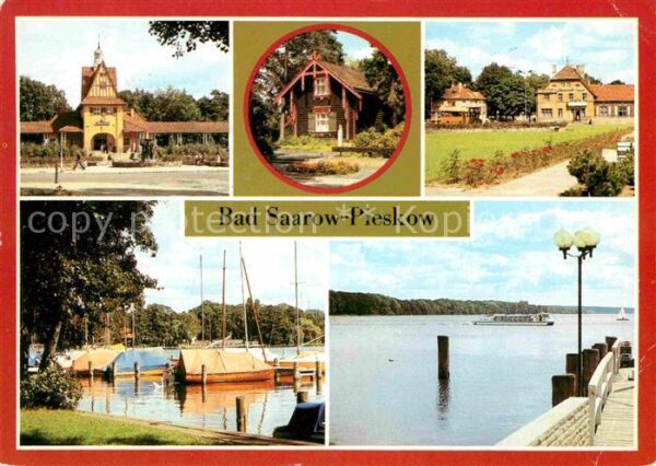 Bad Saarow-Pieskow Bahnhof Maxim Gorki Gedenkstätte Bahnho