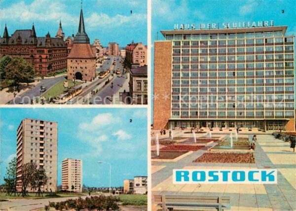 Rostock Steintor Ziolkowskistrasse Haus der Sch