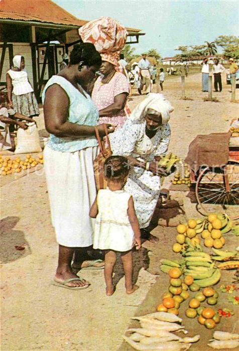 Suriname World-Youth-Series nr. 17 Market Scene