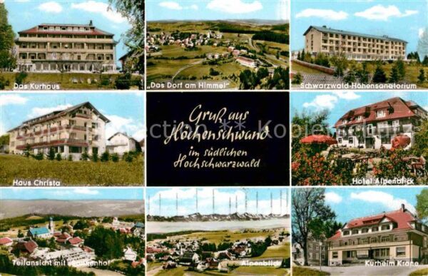 Hoechenschwand Schwarzwald-Höhensanatorium Kurheim Kro