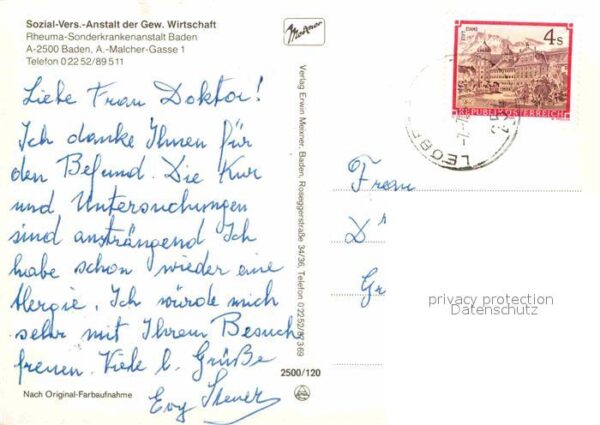 Baden Wien Rheuma Sonderkrankenanstalt – Bild 2
