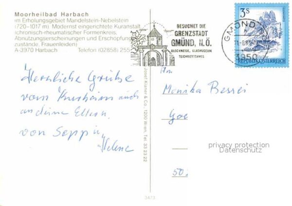 Moorbad Harbach Nebelstein Mandelstein – Bild 2