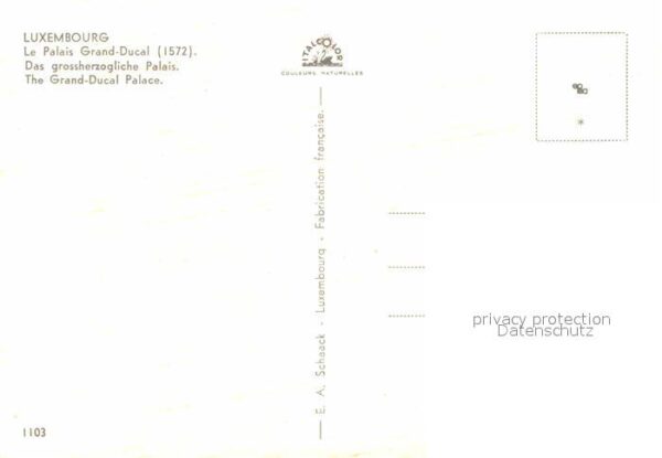 LUXEMBOURG  Luxemburg Palais Grand-Ducal – Bild 2